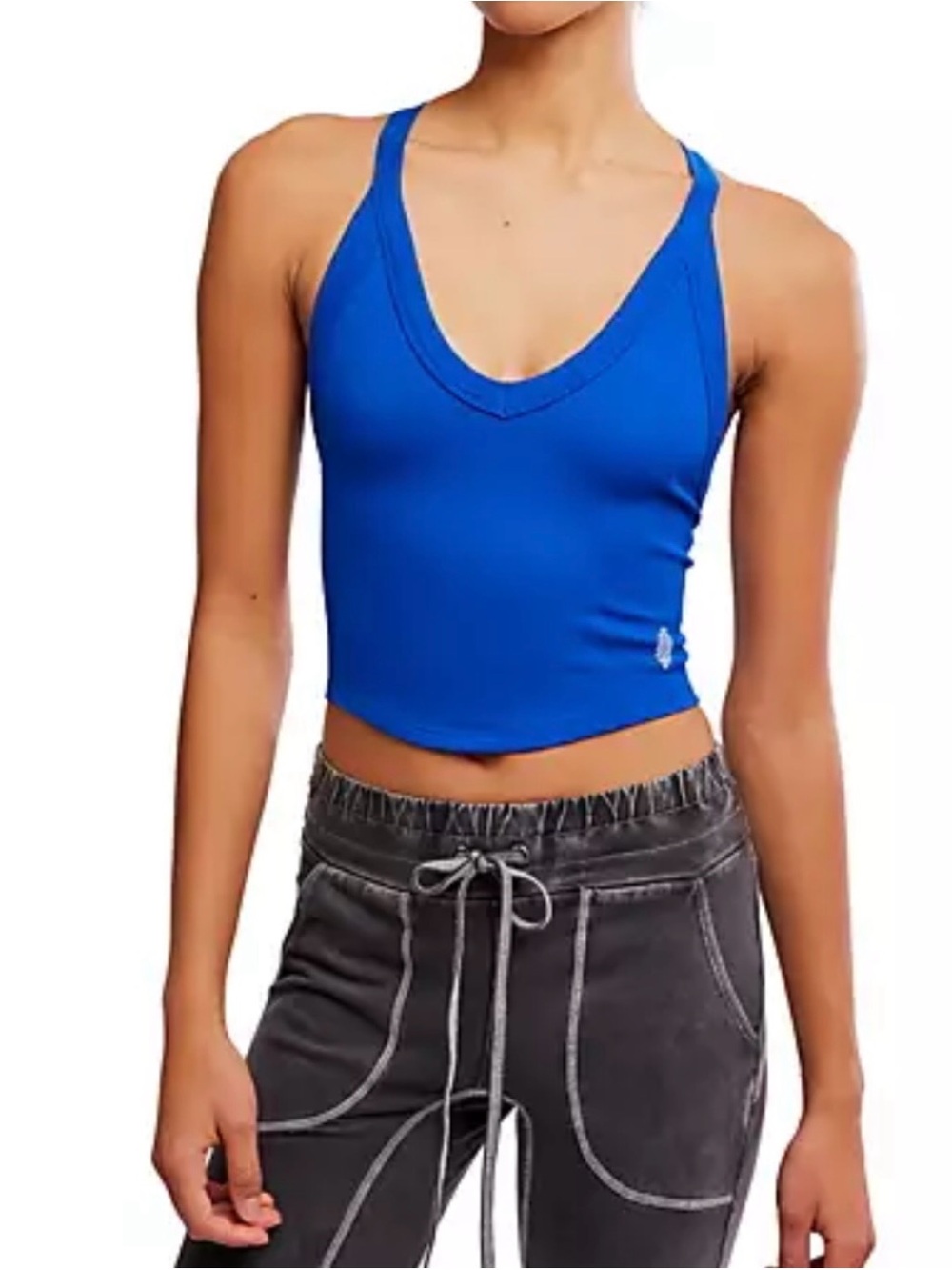 Free People Racerback Crop Top